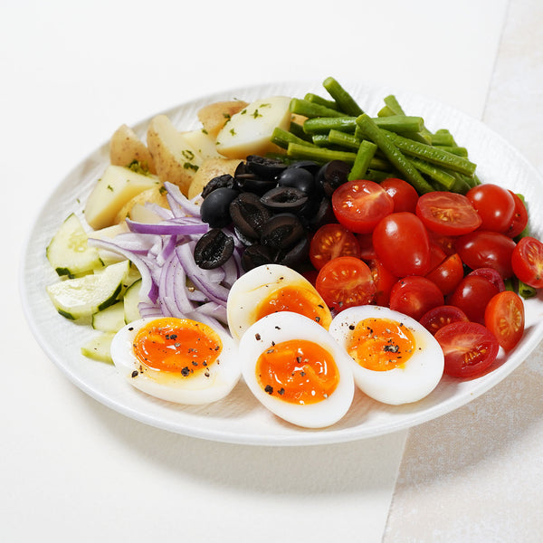 豐食 FEAST 網上訂外賣到會 / 派對到會 / Party Food Catering Service Hong Kong: 溏心鴨蛋尼斯沙律 Nicoise Salad with Soft Boiled Duck Egg