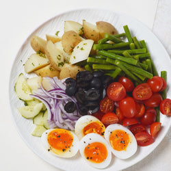 豐食 FEAST 網上訂外賣到會 / 派對到會 / Party Food Catering Service Hong Kong: 溏心鴨蛋尼斯沙律 Nicoise Salad with Soft Boiled Duck Egg