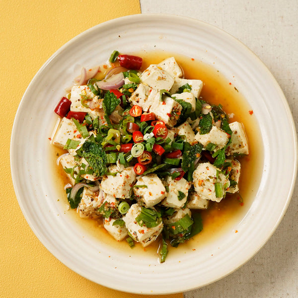 豐食 FEAST 網上訂外賣到會 / 派對到會 / Party Food Catering Service Hong Kong: 香辣蘑菇豆腐沙律 Spicy Mushroom & Tofu Salad