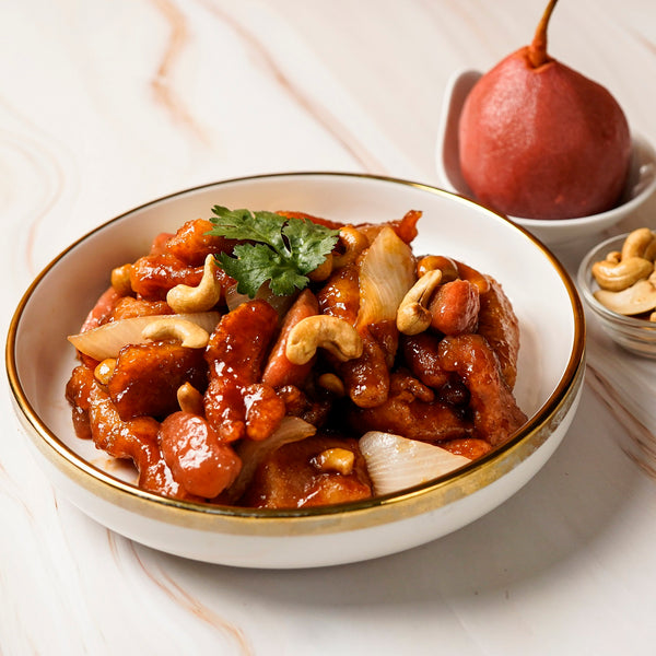 豐食 FEAST 網上訂外賣到會 / 派對到會 / Party Food Catering Service Hong Kong: 桂花梨陳醋豬頸肉 Crispy Pork Neck with Poached Pear & Vinegar