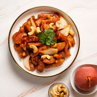 豐食 FEAST 網上訂外賣到會 / 派對到會 / Party Food Catering Service Hong Kong: 桂花梨陳醋豬頸肉 Crispy Pork Neck with Poached Pear & Vinegar