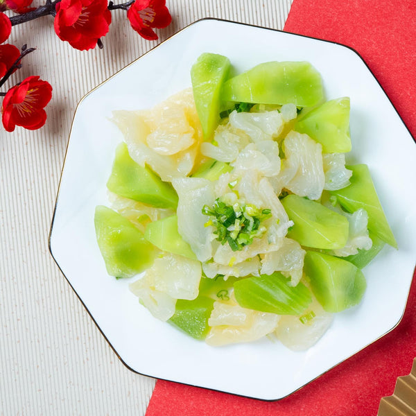 豐食 FEAST 網上訂外賣到會 / 派對到會 / Party Food Catering Service Hong Kong: 蔥油海蜇頭拼萵筍 Chinese Jelly Fish & Celtuce Salad