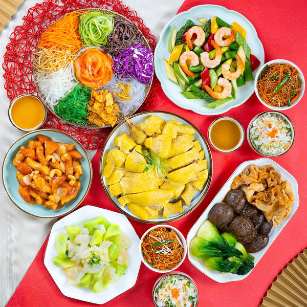網上訂新年中菜到會套餐 (6-8人) | 中式到會外賣 | Order Online: CNY Chinese Catering Set (6-8 Persons) | Chinese New Year Food Delivery - 豐食 FEAST