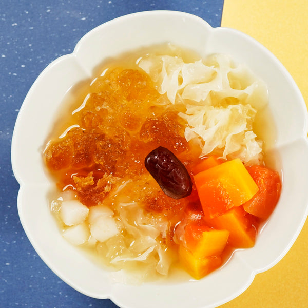 豐食 FEAST 網上訂外賣到會 / 派對到會 / Party Food Catering Service Hong Kong: 海底椰桃膠木瓜雪耳糖水 Papaya with Peach Gum, Sea Coconut & Snow Fungus Sweet Soup