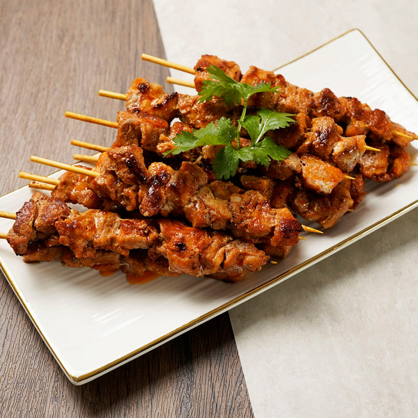 豐食 FEAST 網上訂外賣到會 / 派對到會 / Party Food Catering Service Hong Kong: 藤椒豬肉串燒 Spicy Pork Skewers