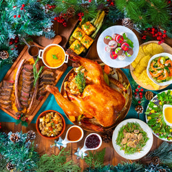 網上訂烤火雞西式到會套餐 (12-16人) | 西式到會 | 2023 聖誕節外賣推介 | Order Christmas Roast Turkey Western Catering Set (12-16 Pax) | 2023 Best Christmas Turkey Delivery - 豐食 FEAST