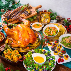 網上訂烤火雞西式到會套餐 (12-16人) | 西式到會 | 2023 感恩節外賣推介 | Order Thanksgiving Roast Turkey Western Catering Set (12-16 Pax) | 2023 Best Christmas Turkey Delivery - 豐食 FEAST