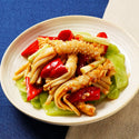 豐食 FEAST 網上訂外賣到會 / 派對到會 / Party Food Catering Service Hong Kong: 萵筍尖椒炒鮮魷 Stir-fried Squid, Celtuce & Pepper