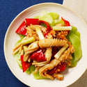 豐食 FEAST 網上訂外賣到會 / 派對到會 / Party Food Catering Service Hong Kong: 萵筍尖椒炒鮮魷 Stir-fried Squid, Celtuce & Pepper