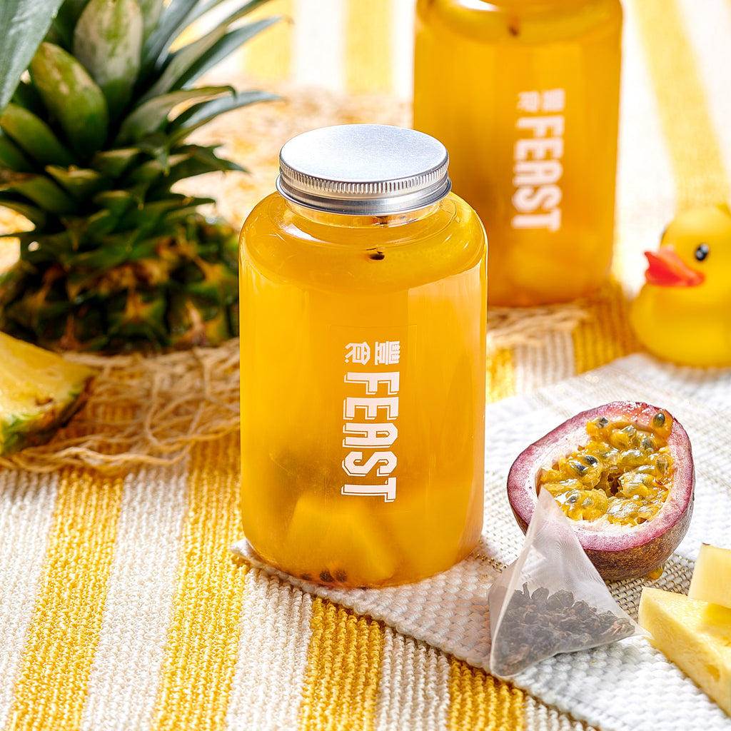 豐食 FEAST 網上訂外賣到會 / 派對到會 / Party Food Catering Service Hong Kong: 百香鳳梨烏龍果茶 Passion Fruit & Pineapple Oolong Fruit Tea